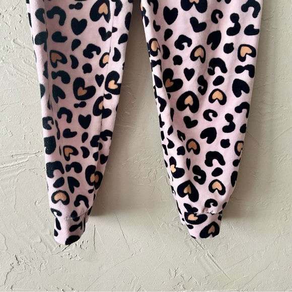 Be Magical Pink and Black Leopard Print Kids Pajama Set - Picture 5 of 9